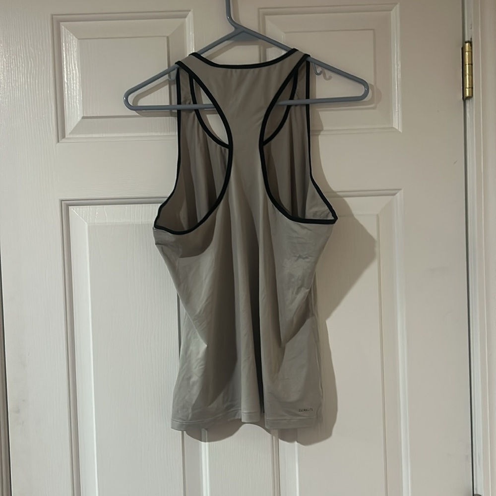 Adidas Gray Racerback Tank - Picture 3 of 3